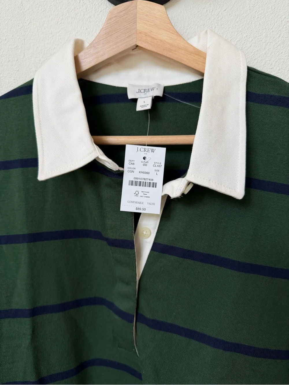 J. Crew crew 100%